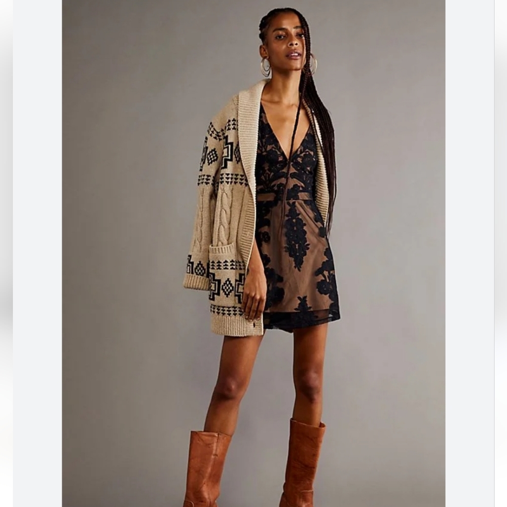 NWT Free People For Love & Lemons Temecula mini dress size small